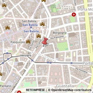 Mappa 8/1 Via Visconti Di Modrone Uberto, Milano, MI 20122, 20122 Milano MI, Italia, 20122 Milano, Milano (Lombardia)