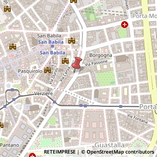 Mappa Via Uberto Visconti di Modrone, 11, 20122 Milano, Milano (Lombardia)