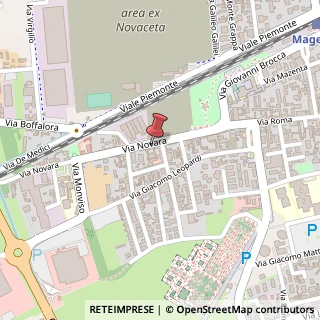 Mappa Via Novara, 61, 20013 Magenta, Milano (Lombardia)