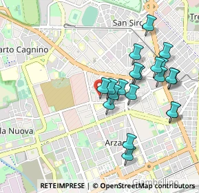 Mappa Via Benedetto Menzini, 20147 Milano MI, Italia (0.9355)