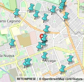 Mappa Via Benedetto Menzini, 20147 Milano MI, Italia (1.129)