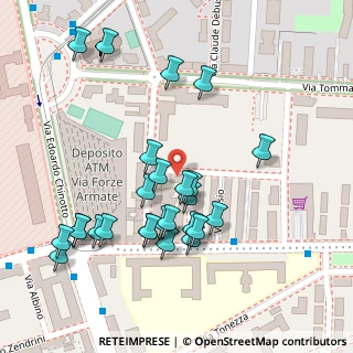 Mappa Via Benedetto Menzini, 20147 Milano MI, Italia (0.11538)