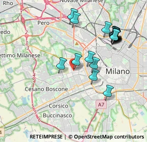 Mappa Via Benedetto Menzini, 20147 Milano MI, Italia (4.0595)