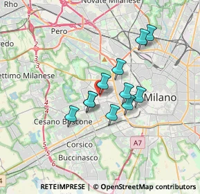 Mappa Via Benedetto Menzini, 20147 Milano MI, Italia (2.54)