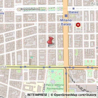 Mappa Via Fratelli Bronzetti, 31, 20129 Milano, Milano (Lombardia)