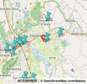 Mappa Via Casale, 10015 Ivrea TO, Italia (2.45273)