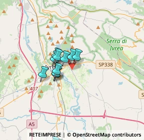 Mappa Via Casale, 10015 Ivrea TO, Italia (3.0775)