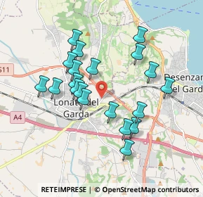 Mappa Via Monico, 25080 Lonato del Garda BS, Italia (1.6605)