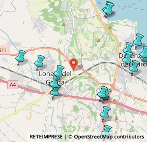 Mappa Via Monico, 25080 Lonato del Garda BS, Italia (2.8515)