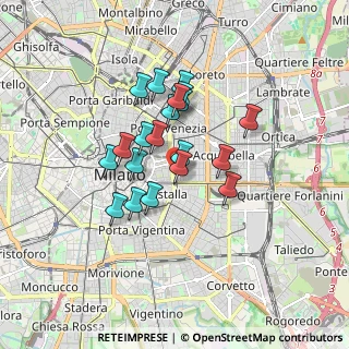 Mappa Via Enrico Cernuschi, 20129 Milano MI, Italia (1.314)
