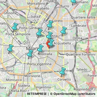 Mappa Via Enrico Cernuschi, 20129 Milano MI, Italia (2.03091)