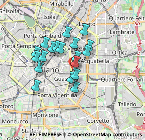 Mappa Via Enrico Cernuschi, 20129 Milano MI, Italia (1.33368)