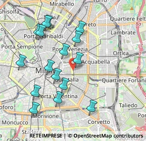 Mappa Via Enrico Cernuschi, 20129 Milano MI, Italia (1.99063)