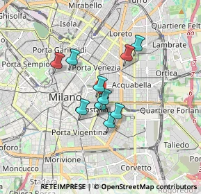 Mappa Via Enrico Cernuschi, 20129 Milano MI, Italia (1.19)