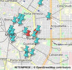 Mappa Via Enrico Cernuschi, 20129 Milano MI, Italia (1.072)