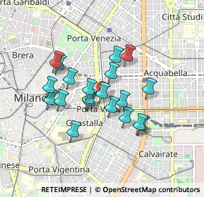 Mappa Via Enrico Cernuschi, 20129 Milano MI, Italia (0.696)