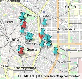 Mappa Via Enrico Cernuschi, 20129 Milano MI, Italia (0.857)