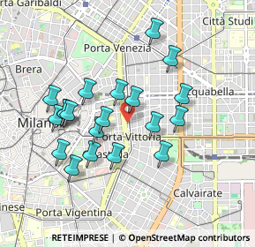 Mappa Via Enrico Cernuschi, 20129 Milano MI, Italia (0.842)