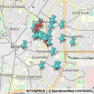 Mappa Via Enrico Cernuschi, 20129 Milano MI, Italia (0.776)