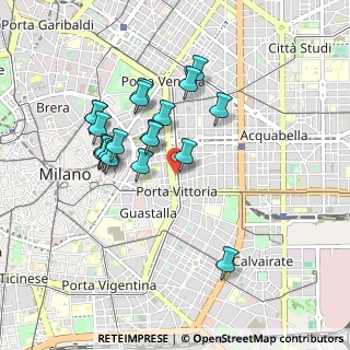 Mappa Via Enrico Cernuschi, 20129 Milano MI, Italia (0.826)
