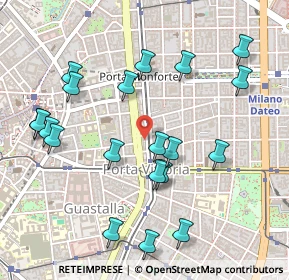 Mappa Via Enrico Cernuschi, 20129 Milano MI, Italia (0.543)