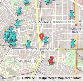 Mappa Via Enrico Cernuschi, 20129 Milano MI, Italia (0.714)