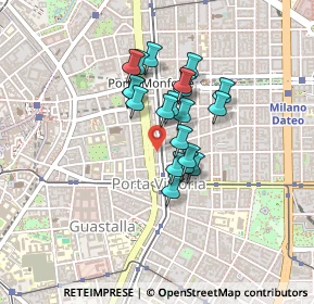 Mappa Via Enrico Cernuschi, 20129 Milano MI, Italia (0.3075)