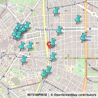 Mappa Via Enrico Cernuschi, 20129 Milano MI, Italia (0.625)