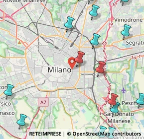 Mappa Via Enrico Cernuschi, 20129 Milano MI, Italia (6.7465)