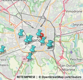 Mappa Via Enrico Cernuschi, 20129 Milano MI, Italia (3.75727)