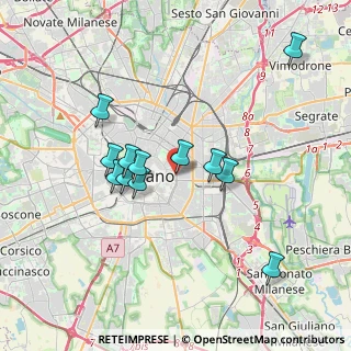 Mappa Via Enrico Cernuschi, 20129 Milano MI, Italia (3.3225)
