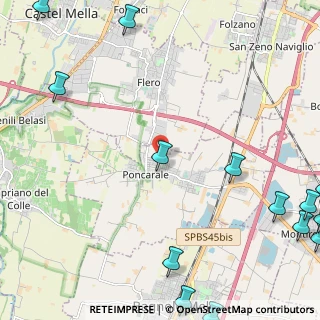 Mappa Via 1 Novembre, 25020 Poncarale BS, Italia (3.78467)