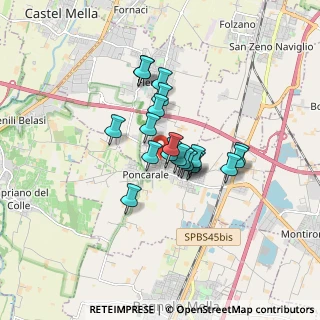 Mappa Via 1 Novembre, 25020 Poncarale BS, Italia (1.162)