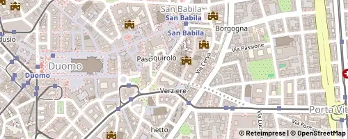 Mappa Milano