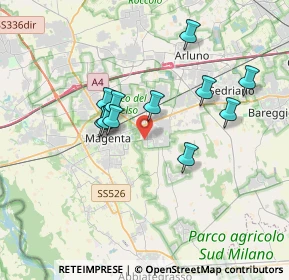 Mappa Via Gran Sasso, 20011 Magenta MI, Italia (3.07)