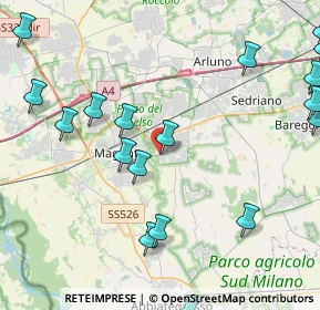Mappa Via Gran Sasso, 20011 Magenta MI, Italia (5.7965)