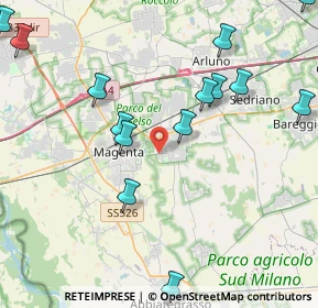 Mappa Via Gran Sasso, 20011 Magenta MI, Italia (5.03571)