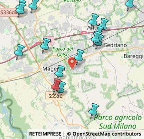 Mappa Via Gran Sasso, 20011 Magenta MI, Italia (4.83063)