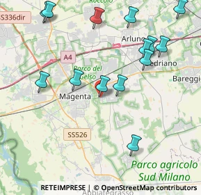 Mappa 20011 Magenta MI, Italia (4.65929)