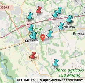 Mappa Via Gran Sasso, 20011 Magenta MI, Italia (3.91)