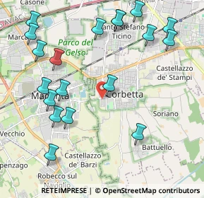 Mappa 20011 Magenta MI, Italia (2.48684)