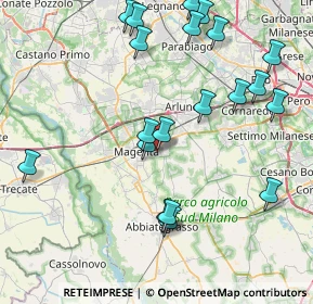 Mappa Via Gran Sasso, 20011 Magenta MI, Italia (9.2015)