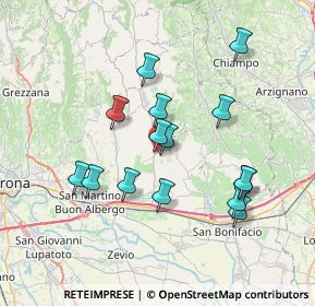 Mappa Via Domegiano, 37031 Illasi VR, Italia (6.76333)