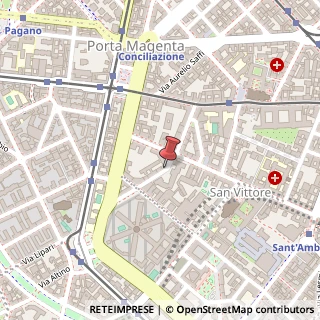 Mappa Via Matteo Bandello, 14, 20123 Milano, Milano (Lombardia)