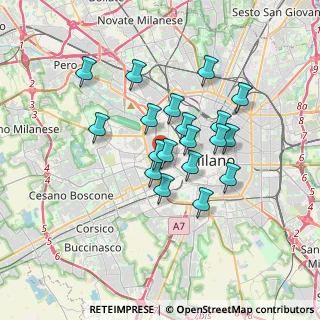 Mappa Via Ruggiero Settimo, 20146 Milano MI, Italia (2.78368)