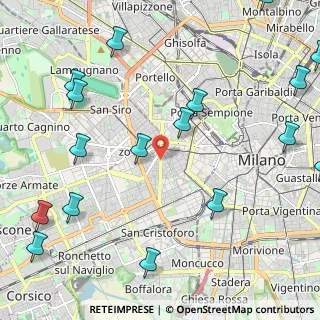 Mappa Via Ruggiero Settimo, 20146 Milano MI, Italia (3.02765)