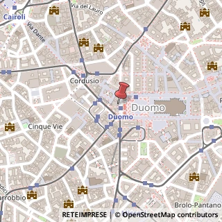 Mappa Piazza del Duomo, 2, 20123 Milano, Milano (Lombardia)