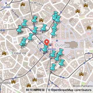 Mappa Passaggio Duomo, 20123 Milano MI, Italia (0.2465)