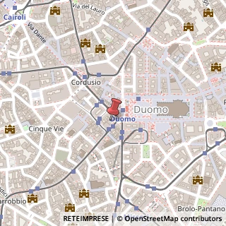 Mappa Via Torino, 2, 20123 Milano, Milano (Lombardia)