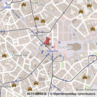 Mappa Via Victor Hugo,  2, 20123 Milano, Milano (Lombardia)